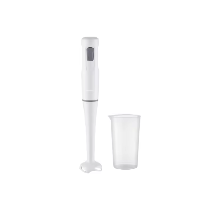 SPARK - BATIDORA DE MANO 300W -  CUERPO DE PLÁSTICO - CUCHILLAS DE ACERO INOXIDABLE PARA MEZCLAR Y BATIR - AGARRE ERGONÓMICO - VASO MEDIDOR - 1