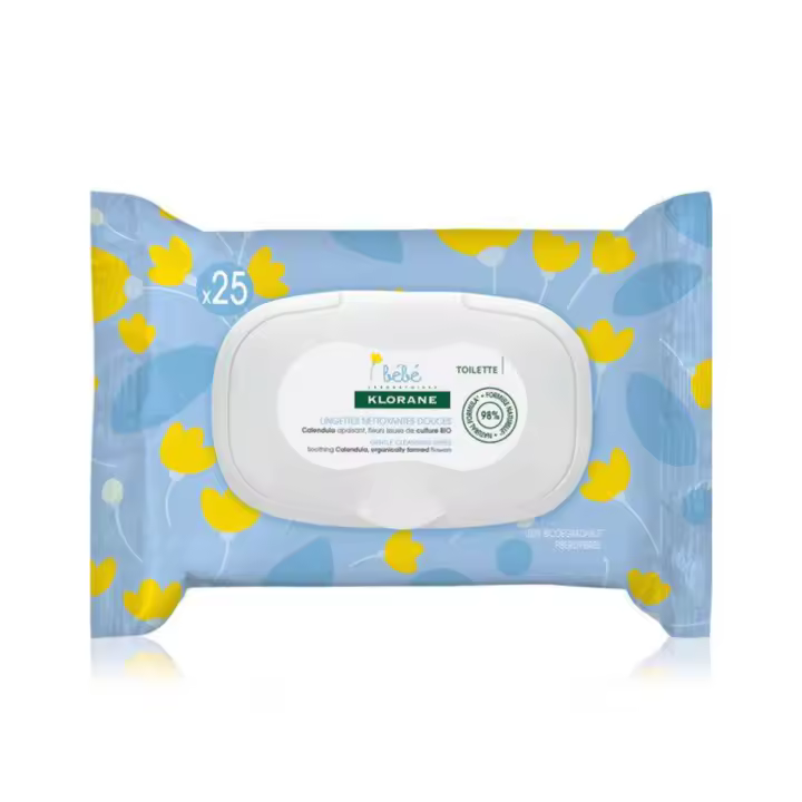 Klorane Bebé Toallitas 25 Unidades - 1