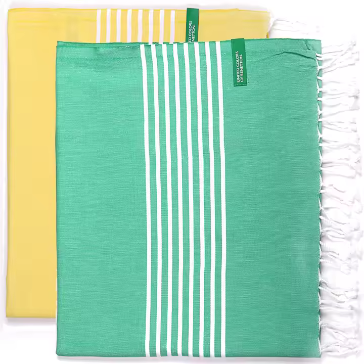 Set 2 toallas benetton hamman 80x165cm 170gsm 100% algodon CASA BENETTON - 1