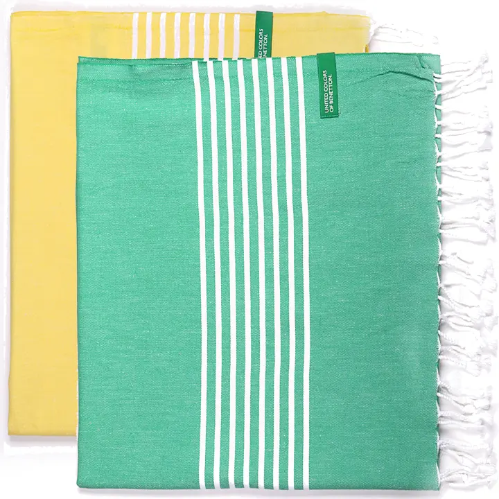 Set 2 toallas benetton hamman 80x165cm 170gsm 100% algodon CASA BENETTON - 1