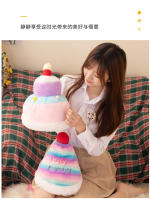 Regalo de Navidad creativo, pastel de cumpleaños, sombrero de cumpleaños, juguete de peluche, lindo regalo de cumpleaños - details 7