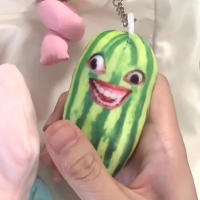 Llavero De Peluche En Forma De Sandía Divertida Creativa Muñeco De Fruta Para Bolso De Mujer Y Mochila De Niños Regalo De Cumpleaños Accesorios - details 6