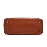 Bolso de cuero encerado para Mujer, Bolsa de hombre con Doble Correa, sencillo, para 2025 - details 3