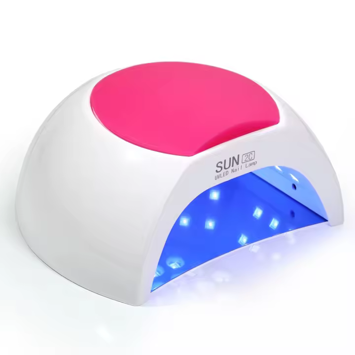 Lámpara de uñas Sun2C, secador de esmalte de Gel de 48W, Luz de pedicura, lámpara de manicura, Máquina secadora de Gel para decoración de uñas, lámpara LED UV para uñas, no Mano Negra - 1