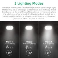Luces Solares LED 92 Para Exterior IP67 Impermeables 2 En 1 Para Jardín Patio Puerta Moderno Estilo Iluminación Solar Autónoma - details 8