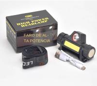 Linterna Frontal COB LED Recargable Con Imán Fuerte Luz Super Brillante Impermeable Para Pesca Al Aire Libre Caza Montañismo - details 10