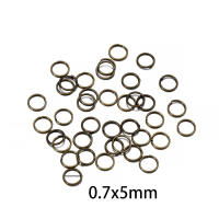 Kit De Joyería DIY Con 200 Piezas De Anillos Y 100 Piezas De Hebés Para Pulseras Y Collares Colores Variados Para Creación De Conectores De Joyas - details 1