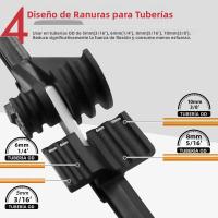 Juego De Herramientas De Doceño De Tubo 4 En 1 180° Para Cobre Aluminio Acero Inoxidable Fino Herramienta Multifuncional Para Reparación De Plomería - details 2