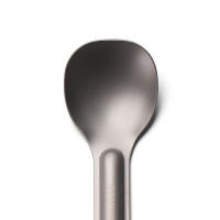 Cuchara De Titanio Portátil Para Camping Y Senderismo Con Mango Largo Accesorios De Picnic Ecológicos Utensilios De Cocina Para Al Aire Libre - details 3