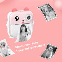Cámara Digital Para Niños Q5 Con Impresora Térmica Mini Cámara Que Imprime Fotos Regalo Para Niños Camera Infantil Instantánea - details 5
