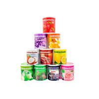 Pack 12unidades Ambientadores Lata Gel Perfumado de diversos olores con peso de 95GR ,  6.6X6.6X7.7CM - details 0