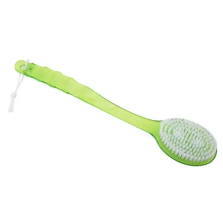 Cepillo De Baño Con Mango Largo Plástico Escobilla De Ducha Para Limpieza De Piel Masajeador Corporal Accesorios De Baño Herramienta De Limpieza - 1