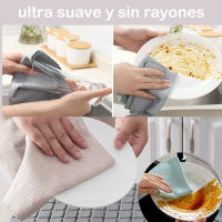 Bayeta de Microfibra 12,24 48 Unidades de Seca Vajillas o Cubertería Paños de Punto Gofrado Ultrasuaves,sin Pelusa Secado Rapido Especial para Cocina 40x40cm - details 2