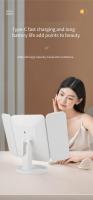 Espejo De Maquillaje Tricuadrante Con Luces LED Iluminación Complementaria Inteligente Para Dormitorio Espejo De Belleza - details 1