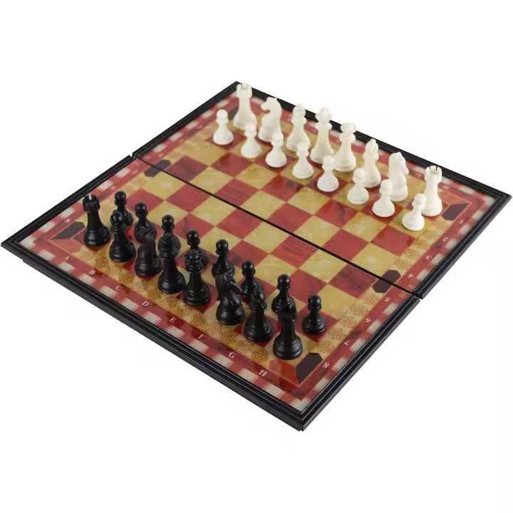 Juego de ajedrez magnetica Plegable y fácil de Llevar, Ideal para niños y Adultos. - 1