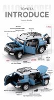 Modelo De Coche a Escala 1:24 FJ Cruiser off Road SUV De Aleación Con Sonido Y Luz Colección De Hobby Regalo De Cumpleaños Para Novio - details 2