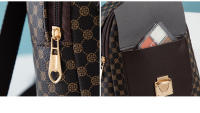 Nueva Mochila Para Mujer Moda Casual Con Estampado Cierre De Puntera Pequeña Mochila De Libros Material PU Con Lining De Poliéster - details 31