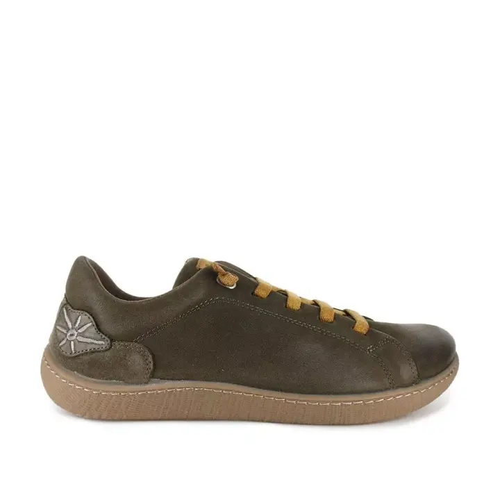 Zapato cordón elástico Sunni Sabbi  OKI 014 Kaky hombre564240001 - 1