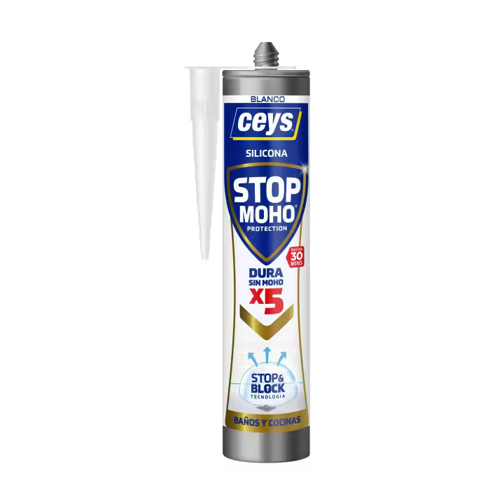 Ceys Stop Moho Silicona Baños Cocina Blanco 280ml - 1