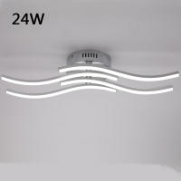 Lámpara De Techo LED Moderna 24W Regulable Nordic Creativa Para Iluminación Interior AC 85-265V Absorba Aluminio Y Acrílico - details 9