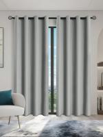Cortinas Negras Con Grommets 1pc Total Privacidad Y Odorílessas Para Sala De Estar Y Dormitorio Decoración Moderna De Hogar Y Hotel - details 3
