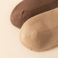 Calcetines De Mujer Estilo Coreano Medio Tubo Color Sólido Casuales Para Otoño E Invierno Calientes Calcetines De Piel - details 12