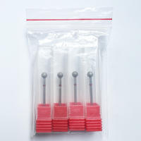 Juego De 4 Piezas De Bit De Cutícula Profesional Para Manicura Y Pedicura De Gel Acrílico Herramienta Eléctrica De Calidad De Salón Material De Acero Inoxidable Y Diamante - details 4