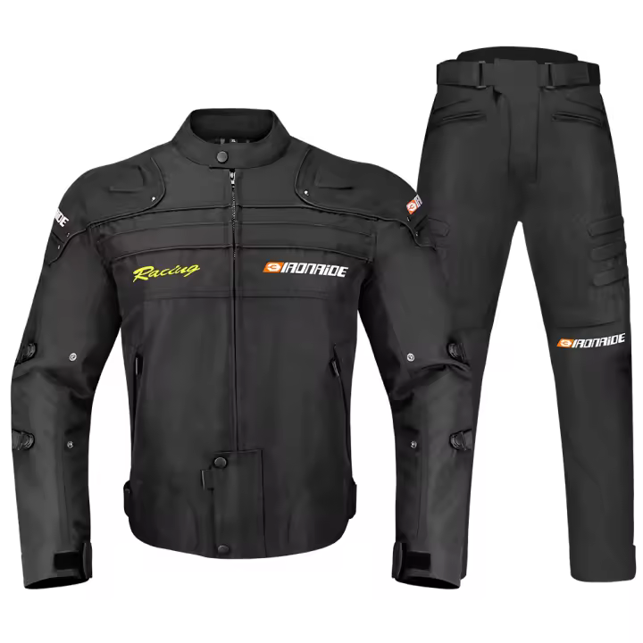 Chaqueta De Motocicleta Para Hombre Con Pantalones Motos Transpirable Mesh Protección Para 4 Estaciones Interiores Removibles - 1