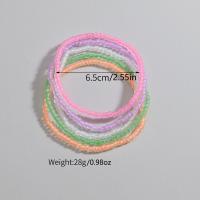 Juego De 4 Piezas De Cadena De Tobillo Para Mujer Colorido Luminoso Con Cuentas Multicolor Estilo Playa Moda Casual - details 3