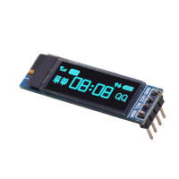 Módulo De Pantalla OLED 0.91 Pulgadas Interfaz I2C Pantalla LCD 128X32 SSD1306 Luz Azul/Blanca 3.3V5V Para Electrónica De Consumo - details 2