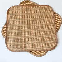 Almohadilla De Silla De Verano De Bambú Respirable Para Hogar Y Oficina Cojín De Asiento De Comedor De Seda Bambú Silken - details 15