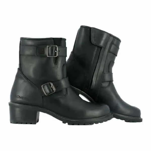 BOTAS OVERLAP BIKER NEGRO PARA MUJER TALLA 38 - 1