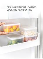 Caja De Almacenamiento De Alimentos Transparente Plástico Contenedor Para Cocina Apta Para Microondas Y Congelador Caja De Alimentos Con Función De Frescura - details 6