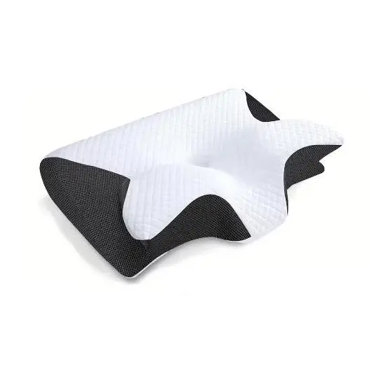 Memory Foam Cervical Pillow, 2 in 1 Ergonomic Contour Orthopedic Pillow, Neck Pain Relief, Contour Support Pillow, Neck Pillow, 1 Pack - 1