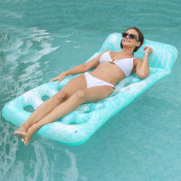 1pc Raft Inflable De Hoja Flotante Para Adultos Hammock De Agua Con Patrón De Hojas Accesorio De Fiesta En La Piscina Unisex - details 4