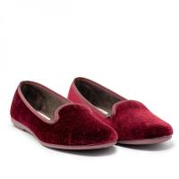 VULLADI 5403-032 Zapatillas de lona mujer 30380 XL COPETE TERCIOPELO BURDEOS - details 0