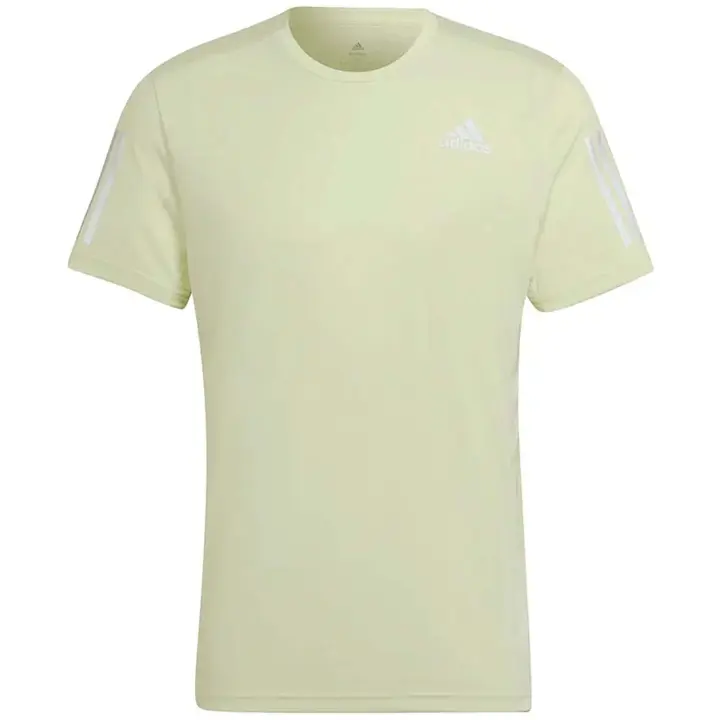 Camiseta de Manga Corta Adidas Own The Run para hombre en color amarillo - 1