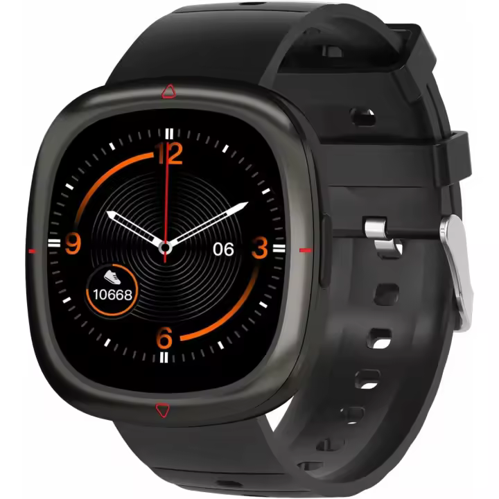 Reloj Inteligente Hombre, 1.32”Smartwatch Mujer IP68 Impermeable Reloj Deportivo con Pulsómetro Monitor de Sueño Monitores Actividad Cronómetros Calorías Podómetro para Android iOS, color Negro - 1