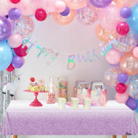 Mantel Desechable De Color Sólido Para Fiesta De Cumpleaños Boda Navidad Mantel Rectangular Impermeable Cubierta De Mesa - details 2