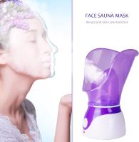Vaporizador facial profesional para resfriados y gripe - Kit de spa casero con vaporizador facial nano portátil, inhalador de vapor eléctrico para aliviar los senos nasales, mini vaporizador facial humectante para poros - details 1