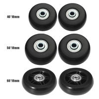 Ruedas De Equipaje Silenciosas Para Reparación Y Reemplazo De Maletas Partes De Suitcase Con Ejes De Diámetro 40/45/50/60/70/90mm Negro Material De Goma Y Metal - details 4