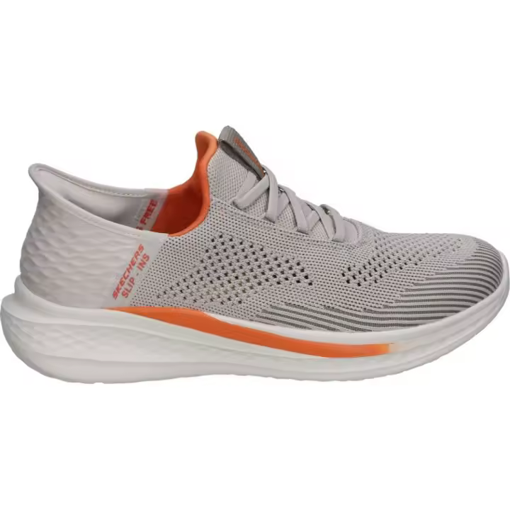 SKECHERS | Zapatillas Skechers Slip-ins RF: Slade Quinto para Hombre – Deportiva en Color Arena y Naranja – Sneakers Slip Ins – Air Cooled Memory Foam – Vegan – Apto para Lavadora – Cómodas – Modelo 210810-SND - 1