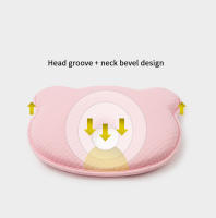 Almohada Para Bebé De Algodón Y Memoria De Espuma Nuevo Nacido Almohada Central Para El Cuello Unisex Edad 1-3 Años - details 2