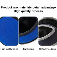 Orejeras de invierno unisex plegables con protección para las orejas, cálidas y cómodas, diseño elegante en negro para mayor estilo - details 2