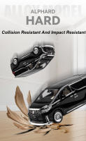 Coche De Juguete a Escala 1:18 Alphard De Metal Con Seis Puertas Abiertas Función De Retroceso Y Sonido Absorbente Luz Ornamentación Vehículo Para Niños - details 5