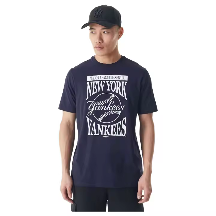 Camiseta marca New Era modelo 60578588 para hombre en color negro - 1