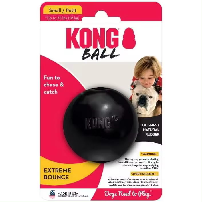 Kong Extreme Ball Pelota De Caucho Para Perro S - 1
