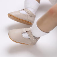 Zapatos Para Bebé Recién Nacidos Niñas Clásicos Corazón De Goma Antideslizante PU Vestido Primera Caminadora Zapatos De Cuna - details 33