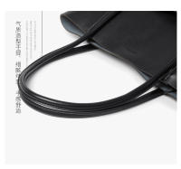 Bolso de mujer de piel auténtica, novedad de 2025, sencillo, de gran capacidad, tipo tote, bandolera de piel de vaca de dos capas, bolso grande - details 4