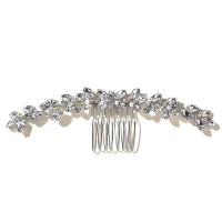 Peine Para El Cabello De Mujer Clásico Con Cristales Y Trenzado En Rotura De Rama De Bambú Para Estilizar El Cabello En Boda Y Accesorios De Moda - details 6